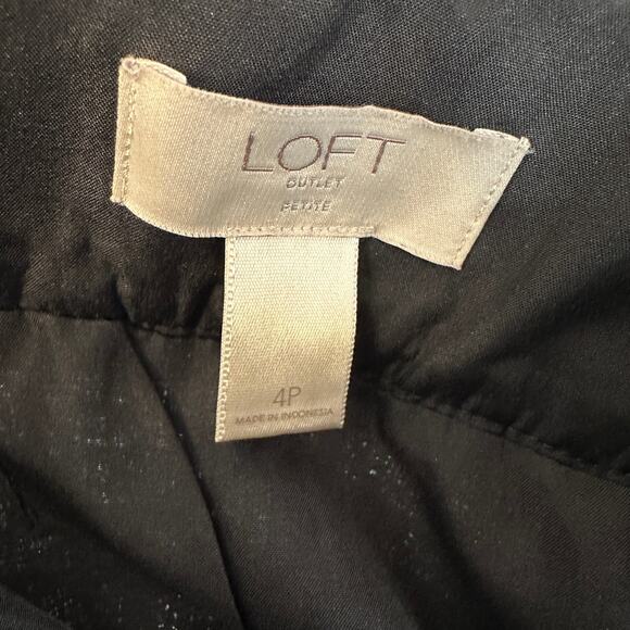 Loft Mini Skirt WMNS 4P Teal Plaid Wool Blend Tweed Straight Lined Dark Academia - Picture 3 of 4